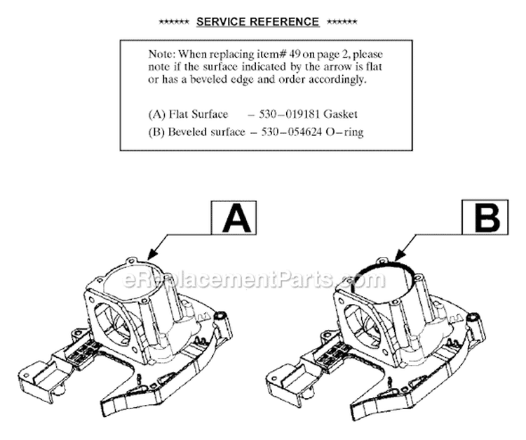Page D Diagram and Parts List for XT400 Type 2 Weed Eater Trimmer